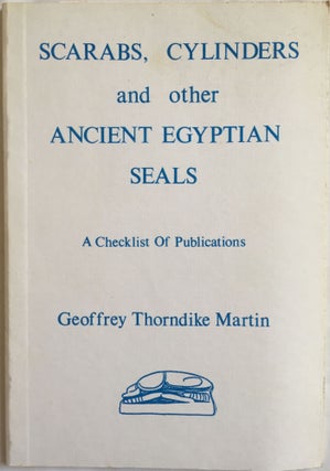 Item #M4128 Scarabs, cylinders and other Ancient Egyptian seals: A checklist of publications....[newline]M4128.jpg