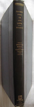 Item #M4142 Records from Ur and Larsa dated in the Larsa dynasty. GRICE Ettalene Mears