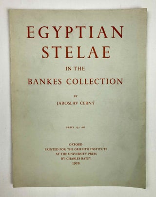 Item #M4159b Egyptian stelae in the Bankes collection. CERNY Jaroslav[newline]M4159b-00.jpeg
