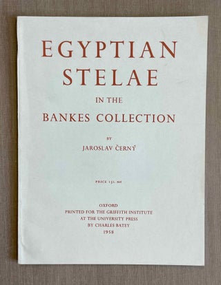 Item #M4159c Egyptian stelae in the Bankes collection. CERNY Jaroslav[newline]M4159c-00.jpeg