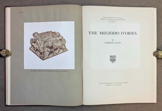 Item #M4160a The Megiddo ivories. ALLEN Thomas George Allen LOUD Gordon - WILSON John Albert,...