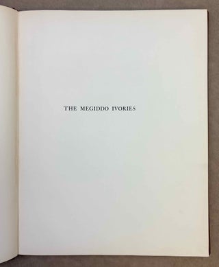 The Megiddo ivories