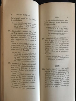 A Catalogue of Sculpture in the Department of Greek and Roman Antiquities British Museum. 3 volumes (complete set)[newline]M4162-16.jpg