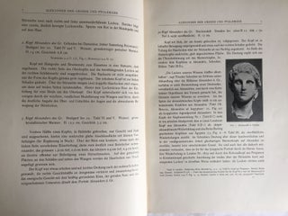 Expedition Ernst von Sieglin. Ausgrabungen in Alexandria. Die griechisch-ägyptische Sammlung Ernst von Sieglin. Band II. Erster Teil: Malerei und Plastik. 1B: Text. 1B: Tafeln (1927) & Fünf Beiblätter