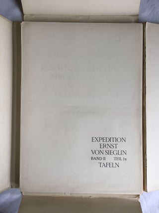 Expedition Ernst von Sieglin. Ausgrabungen in Alexandria. Die griechisch-ägyptische Sammlung Ernst von Sieglin. Band II. Erster Teil: Malerei und Plastik. 1B: Text. 1B: Tafeln (1927) & Fünf Beiblätter
