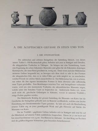 Expedition Ernst von Sieglin. Ausgrabungen in Alexandria. Die griechisch-ägyptische Sammlung Ernst von Sieglin. Band II. Dritter Teil: Die Gefässe in Stein und Ton. Knochenschnitzereien.
