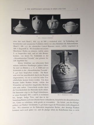Expedition Ernst von Sieglin. Ausgrabungen in Alexandria. Die griechisch-ägyptische Sammlung Ernst von Sieglin. Band II. Dritter Teil: Die Gefässe in Stein und Ton. Knochenschnitzereien.