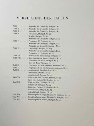 Expedition Ernst von Sieglin. Ausgrabungen in Alexandria. Die griechisch-ägyptische Sammlung Ernst von Sieglin. Band II. Erster Teil: Malerei und Plastik. 1B: Text (1927). Tafeln (1927) (complete)