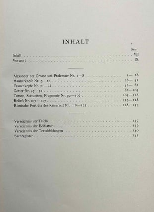 Expedition Ernst von Sieglin. Ausgrabungen in Alexandria. Die griechisch-ägyptische Sammlung Ernst von Sieglin. Band II. Erster Teil: Malerei und Plastik. 1B: Text (1927). Tafeln (1927) (complete)