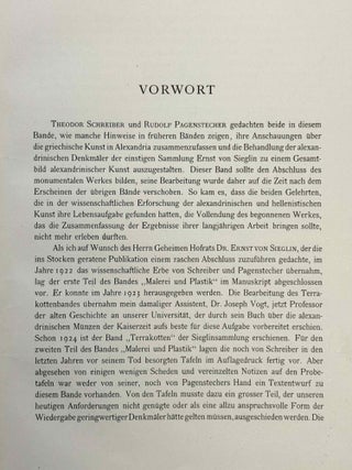 Expedition Ernst von Sieglin. Ausgrabungen in Alexandria. Die griechisch-ägyptische Sammlung Ernst von Sieglin. Band II. Erster Teil: Malerei und Plastik. 1B: Text (1927). Tafeln (1927) (complete)