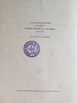 Samassumukin: Konig von Babylonien, 668-648 v. Chr. Inschriftliches Material Über den Beginn seiner Regierung.