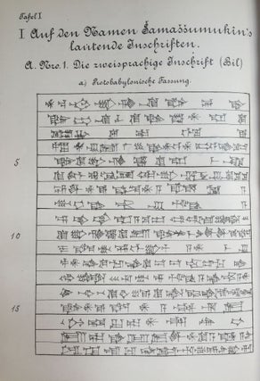 Samassumukin: Konig von Babylonien, 668-648 v. Chr. Inschriftliches Material Über den Beginn seiner Regierung.