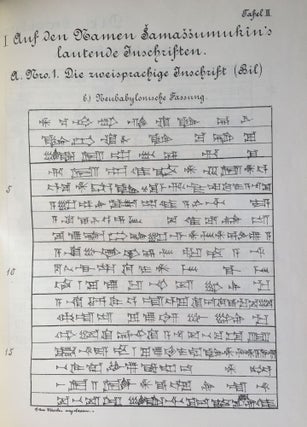 Samassumukin: Konig von Babylonien, 668-648 v. Chr. Inschriftliches Material Über den Beginn seiner Regierung.