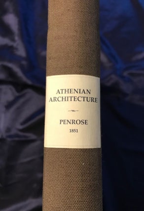 Item #M4201 An investigation of the principles of Athenian architecture. Or the Results of a...[newline]M4201.jpg