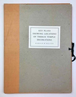 Key plans showing locations of Theban temple decorations