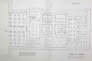 Key plans showing locations of Theban temple decorations