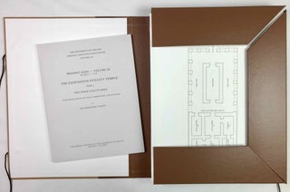 Medinet Habu. The Epigraphic survey. Vol. IX: The Eighteenth Dynasty Temple, Part I: The Inner Sanctuaries. With Translations of Texts, Commentary, and Glossary.