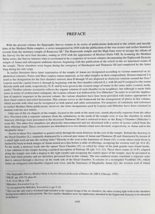 Medinet Habu. The Epigraphic survey. Vol. IX: The Eighteenth Dynasty Temple, Part I: The Inner Sanctuaries. With Translations of Texts, Commentary, and Glossary.
