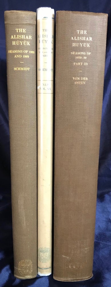 Item #M4218 The Alishar Huyuk: Seasons of 1928 and 1929. Part I, II & III (complete set). SCHMIDT Erich F.[newline]M4218.jpg
