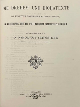 Die Drehem- und Djoha-Urkunden der Strassburger Universit&auml;ts- und Landesbibliothek. In Autographie und mit systematischen Worterverzeichnissen. [with:] Die Drehem- und Djoha-texte im Kloster Montserrat (Barcelona). In autographie und mit systematischen w&ouml;rterverzeichnissen. (XEROX)[newline]M4221a-06.jpeg