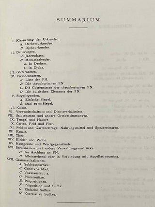Die Drehem- und Djoha-Urkunden der Strassburger Universit&auml;ts- und Landesbibliothek. In Autographie und mit systematischen Worterverzeichnissen. [with:] Die Drehem- und Djoha-texte im Kloster Montserrat (Barcelona). In autographie und mit systematischen w&ouml;rterverzeichnissen. (XEROX)[newline]M4221a-07.jpeg