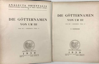 Die Götternamen von Ur III (Ur III - Lexikon. Teil 1)