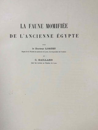 La faune momifiée de l'Ancienne Egypte. Series 1-5 (complete)[newline]M4246a-02.jpg