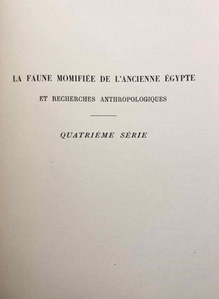 La faune momifiée de l'Ancienne Egypte. Series 1-5 (complete)[newline]M4246a-50.jpg