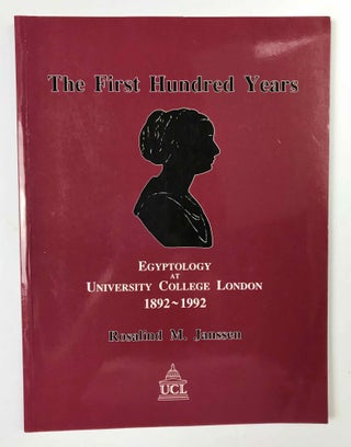 Item #M4261a The first hundred years Egyptology at University College London 1892-1992. JANSSEN...[newline]M4261a.jpeg
