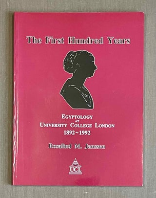 Item #M4261b The first hundred years Egyptology at University College London 1892-1992. JANSSEN...[newline]M4261b-00.jpeg
