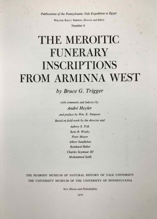 The Meroitic Funerary Inscriptions from Arminna West[newline]M4268-02.jpeg