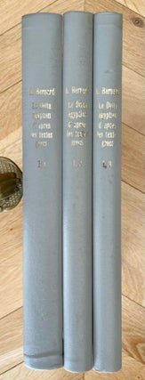 Item #M4280b Le Delta égyptien d'après les textes grecs. 1. Les confins libyques, 3 text...