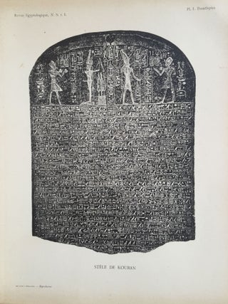 Item #M4281 Monuments égyptiens de la collection du Comte de Saint-Ferriol. MORET Alexandre