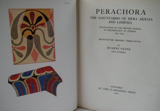 Perachora: The Sanctuaries of Hera Akraia and Limenia. Excavations of the British School of Archaeology at Athens, 1930-1933. Vol. I (only): Architecture, Bronzes, Terracottas.[newline]M4284-02.jpg