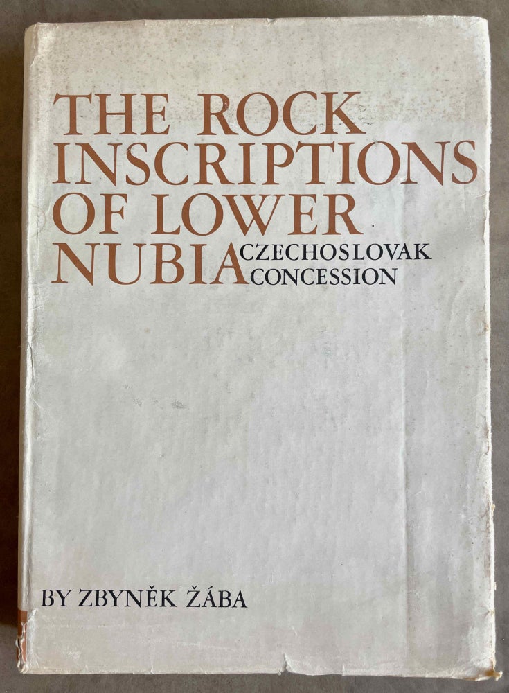 Item #M4285c The rock inscriptions of Lower Nubia. ZABA Zbynek.[newline]M4285c-00.jpeg