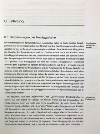 Einführung in die Grammatik des Neuägyptischen