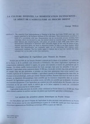 Rites et rythmes agraires