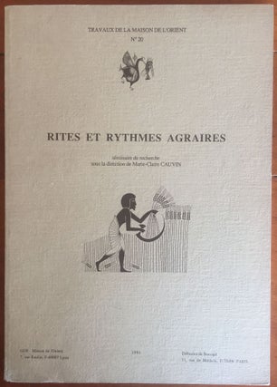 Item #M4325 Rites et rythmes agraires. CAUVIN Marie-Claire