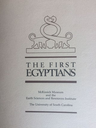 The first Egyptians. Exhibition catalogue.[newline]M4346-01.jpg