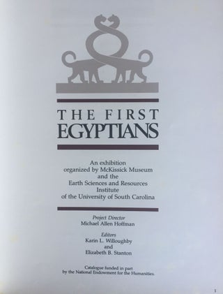 The first Egyptians. Exhibition catalogue.[newline]M4346-02.jpg