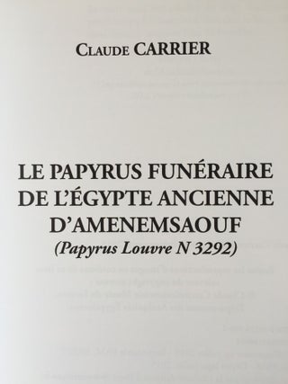 Le papyrus fun&eacute;raire de l'Egypte ancienne d'Amenemsaouf[newline]M4355-02.jpg