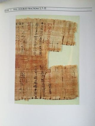 The Rhind mathematical papyrus. An ancient Egyptian text.[newline]M4364-05.jpg
