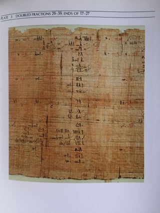 The Rhind mathematical papyrus. An ancient Egyptian text.[newline]M4364-06.jpg