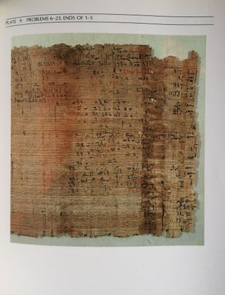 The Rhind mathematical papyrus. An ancient Egyptian text.[newline]M4364-07.jpg