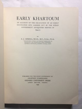 Early Khartoum
