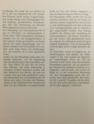 Die Gartenpflanzen im Alten Ägypten. Ägyptologische Studien. Band I & II (complete set)[newline]M4368-10.jpg