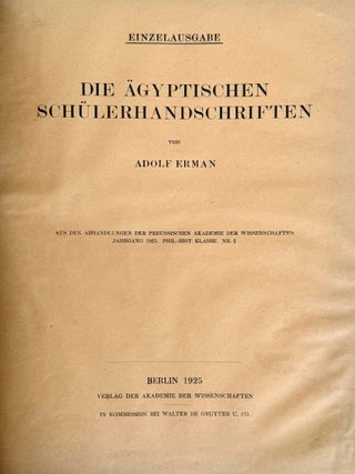Die &auml;gyptischen Sch&uuml;lerhandschriften[newline]M4373a-02.jpeg