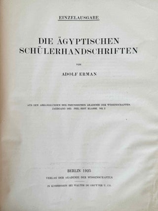 Die &auml;gyptischen Sch&uuml;lerhandschriften[newline]M4373a-03.jpeg