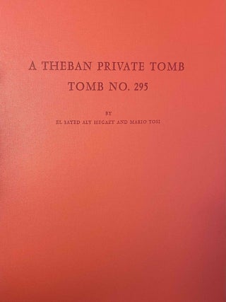 Item #M4377d A Theban private Tomb. Tomb No. 295. HEGAZY El-Said Aly - TOSI Mario[newline]M4377d-00.jpeg