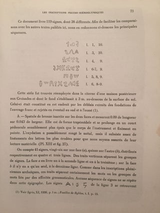 Byblia grammata: documents et recherches sur le développement de l'écriture en Phénicie[newline]M4380-10.jpg